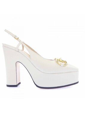 Gucci Pumps Heel Beige
